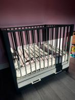 Verstelbaar babypark met propere matras, lakens & lade, Ophalen, Zo goed als nieuw, Lade