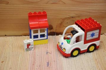 Duplo 10527 Ziekenwagen, Enlèvement ou Envoi, Utilisé, Ensemble complet, Duplo