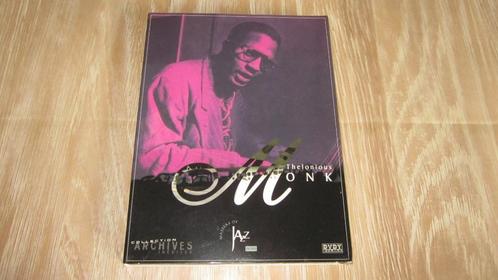 Thelonious Monk - Masters of jazz - CD + DVD, Cd's en Dvd's, Cd's | Jazz en Blues, Zo goed als nieuw, Jazz, 1960 tot 1980, Boxset