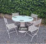 Salon de jardin, Jardin & Terrasse, Comme neuf, Chaise, Autres matériaux, 4 places