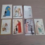 7 Communieprentjes jaren '40   ( lot 1 ), Collections, Religion, Enlèvement ou Envoi, Utilisé, Carte ou Gravure, Christianisme | Catholique