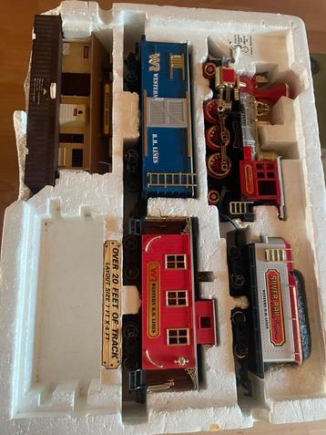 vintage trein en rails nog bij, Enlèvement ou Envoi, Comme neuf, Rails
