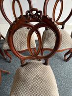 6 stoelen landelijk, Ophalen, Gebruikt, Hout