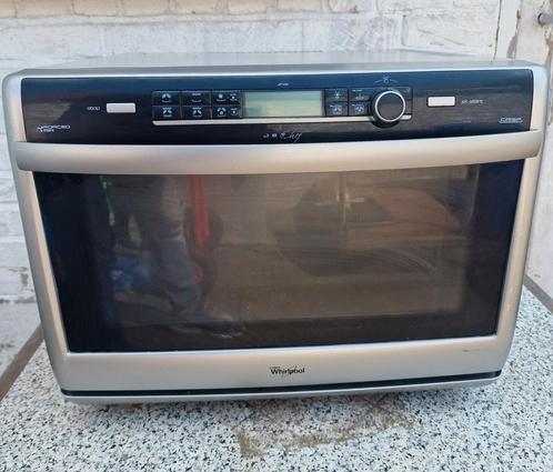 Whirlpool vrijstaande microgolfoven: Kleur zilver - JT 368 S, Elektronische apparatuur, Microgolfovens, Gebruikt, Vrijstaand, Microgolfoven