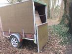 aanhangwagen enkele as, Ophalen, Gebruikt