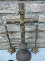 Trois crucifix en cuivre, Antiquités & Art, Enlèvement ou Envoi
