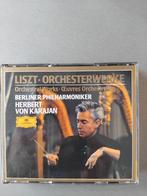 2cd box. Liszt.  Orchestral Works. (DG, Von Karajan)., Cd's en Dvd's, Cd's | Klassiek, Ophalen of Verzenden, Zo goed als nieuw