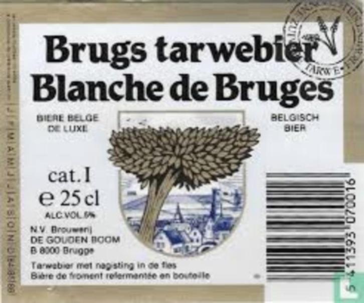 Brugs tarwebier folder jaren80/90, Verzamelen, Biermerken, Gebruikt, Overige typen, Ophalen of Verzenden