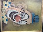 Schilderij clown, Antiek en Kunst, Ophalen