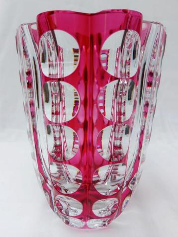 VAL SAINT LAMBERT | Art Deco | SIGNED | Roodviolet beschikbaar voor biedingen