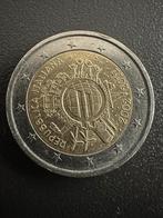 Italiaanse 2 euromunt met fout aan de sterren, Ophalen of Verzenden