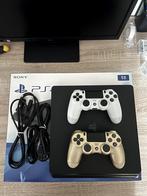 PS4 SLIM 1TB (ZWART), Games en Spelcomputers, Gebruikt, Ophalen of Verzenden, 1 TB, Slim