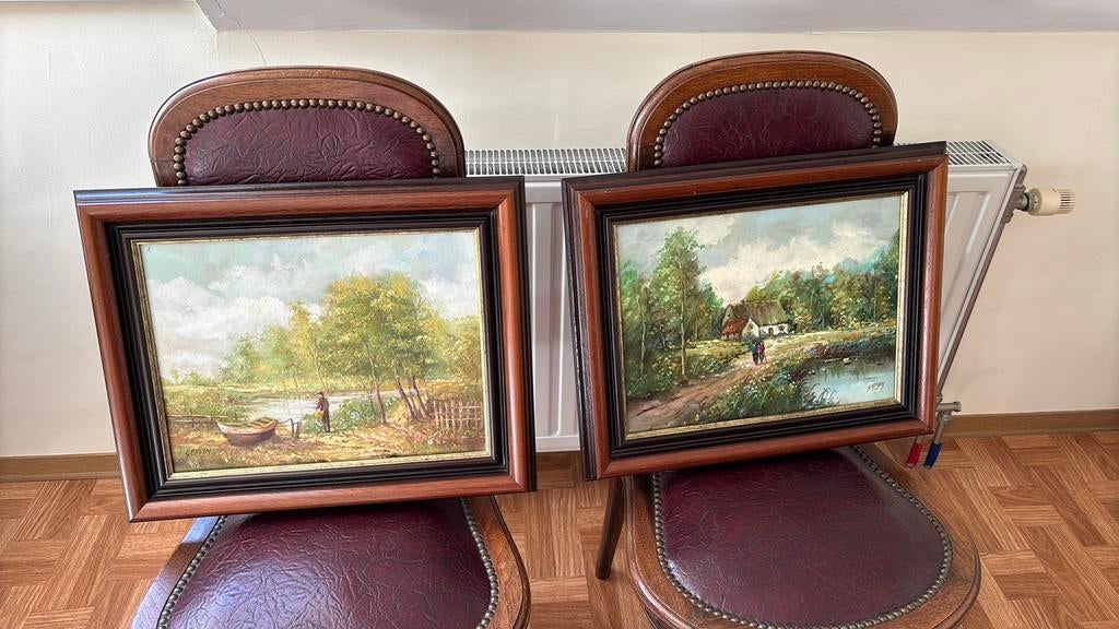 Schilderijen Geysen, Antiek en Kunst, Ophalen