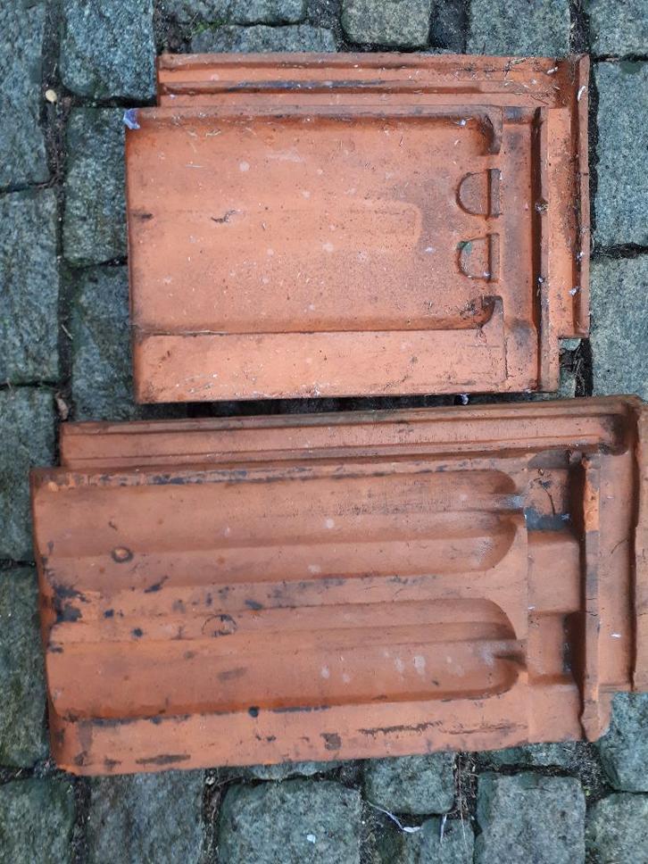 Oude dakpannen, Doe-het-zelf en Bouw, Dakpannen en Dakbedekking, Gebruikt, Dakpannen, Steen of Klei, Rood, 15 m² of meer, Ophalen