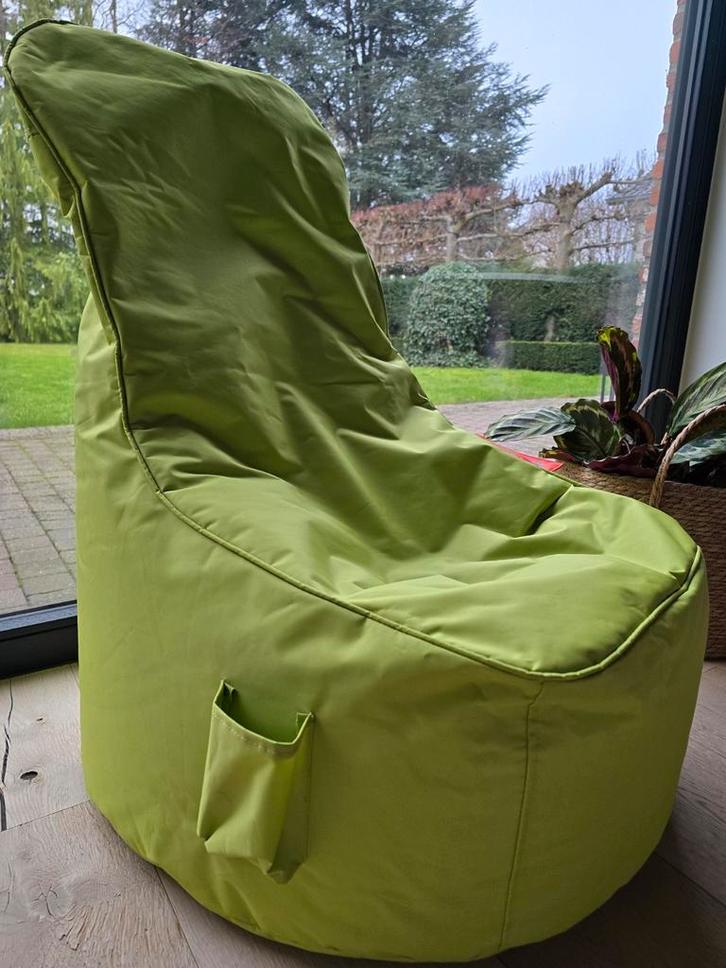 B-Bob zitzak appelgroen - comfortabel en in zeer goede staat, Huis en Inrichting, Zitzakken, Zo goed als nieuw, Zitzak, Ophalen