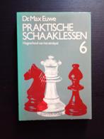 Euwe praktische schaaklessen 6, Hobby en Vrije tijd, Denksport en Puzzels, Ophalen of Verzenden, Minder dan 500 stukjes, Zo goed als nieuw