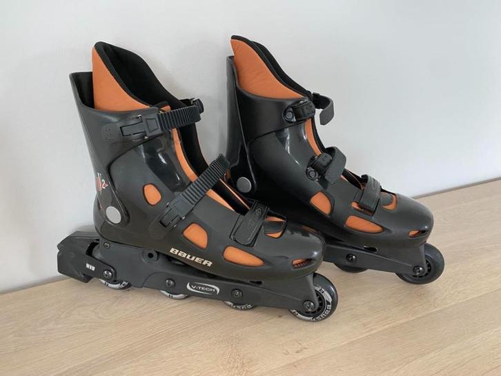 Bauer inline skates V2 / schaatsen / skeelers, Sport en Fitness, Skeelers, Zo goed als nieuw, Inline skates 4 wielen, Bauer, Dames