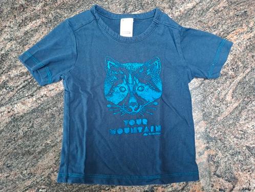 Mt 2j Donkerblauwe T-shirt wasbeer 'your mountain', Kinderen en Baby's, Babykleding | Maat 86, Gebruikt, Jongetje, Shirtje of Longsleeve