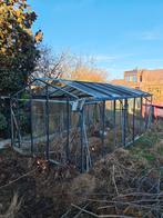 Serre 3x5 galva metaal bieden en deze week ophalen, Jardin & Terrasse, Serres, Enlèvement, Verre