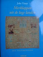Joke Visser - Merklappen uit de lage landen boek. Patronen, Verzenden, Zo goed als nieuw, Borduren en Naaien, Joke Visser