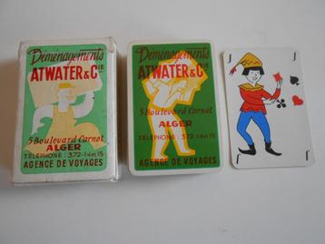 Oud spel speelkaarten Déménagements Atwater & Cie beschikbaar voor biedingen