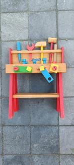 Fisher-price playskool houten werkbankje vintage, Ophalen of Verzenden, Gebruikt