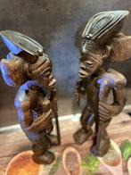Twee Chibinda Ilunga beelden Man en vrouw. Chokwe. Angola, Ophalen of Verzenden
