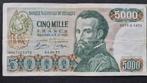Bankbiljet 5000 frank België Vesale, Ophalen of Verzenden, België