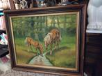 Peinture sur toile chevaux, Antiquités & Art, Art | Peinture | Classique, Enlèvement