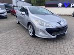 Peugeot 308 CC Benzine AUTOMAAT LEER AIRCO PDC ALU! 91 DKM!, Auto's, Automaat, Zwart, 4 cilinders, Cabriolet