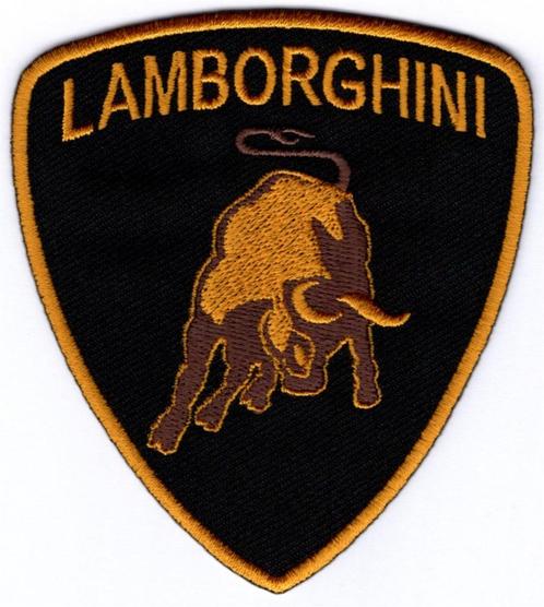 Lamborghini stoffen opstrijk patch embleem #2, Verzamelen, Automerken, Motoren en Formule 1, Nieuw, Verzenden