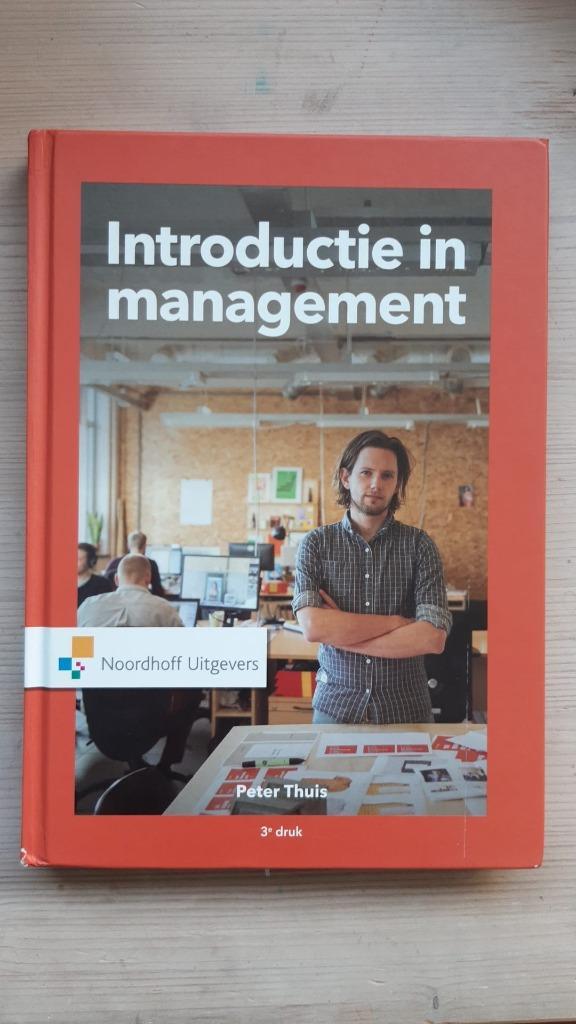 Introductie in management, Boeken, Studieboeken en Cursussen, Zo goed als nieuw, Hoger Onderwijs, Ophalen of Verzenden