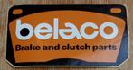 Vintage sticker Belaco Brake and clutch parts retro, Collections, Autocollants, Comme neuf, Voiture ou Moto, Enlèvement ou Envoi