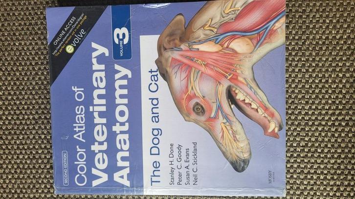 Color Atlas of Veterinary Anatomy – Volume 3: The Dog and Ca, Boeken, Dieren en Huisdieren, Zo goed als nieuw, Ophalen of Verzenden
