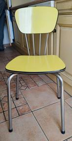 4 Chaises de cuisine, jaunes., Ophalen, Gebruikt, Eén