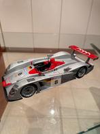Superbe Audi R8 1:18 24H du Mans nickel sans boîte, Ophalen of Verzenden, Zo goed als nieuw, Auto, Maisto