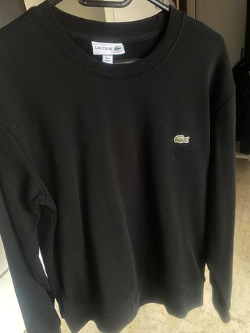 Lacoste sweater trui zwart M en L beschikbaar voor biedingen