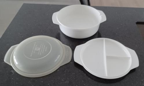 Microgolf pot met vakjesbord en deksel, Huis en Inrichting, Keuken | Potten en Pannen, Zo goed als nieuw, Overige typen, Overige materialen
