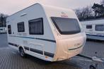 Prachtige 4pers.Dethleffs met mover, airco, voort, MTM 1360k, Caravans en Kamperen, Caravans, Mover, Bedrijf, Dwarsbed, Dethleffs