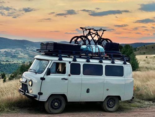 Camper 4 x 4 Uaz Bukhanka, Caravans en Kamperen, Mobilhomes, Particulier, tot en met 2, Benzine, 4 tot 5 meter, Ophalen