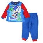 Sonic fleece Pyjama B/R - Maat 98 - 104 - 116, Kinderen en Baby's, Ophalen of Verzenden, Nieuw, Jongen, Nacht- of Onderkleding