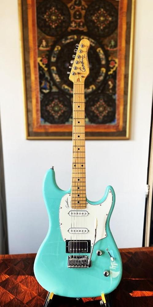 Godin Session Ltd en Surf Green : la superstrat parfaite !, Musique & Instruments, Instruments à corde | Guitares | Électriques