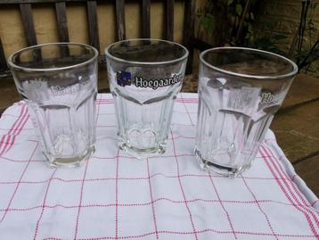 Set van 3 Hoegaarden glazen. Prijs per set. beschikbaar voor biedingen