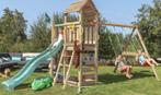 Houten speeltoestel met dubbele schommel en glijbaan Jungle, Ophalen, Zo goed als nieuw, Glijbaan