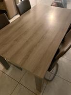 Keukentafel met 4 stoelen, Huis en Inrichting, Tafels | Eettafels, Ophalen, Kunststof, Gebruikt, 50 tot 100 cm