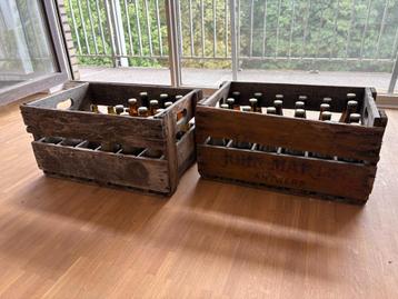 2 Bier Kraten Hout beschikbaar voor biedingen