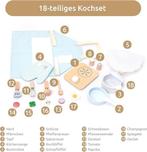 Kinderkookset van hout SNELLE GRATIS LEVERING, Verzenden, Nieuw, Hout, Speelkeuken-accessoire