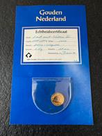 Nederland 1 cent 1884 goud, Ophalen of Verzenden, 1 cent, Goud