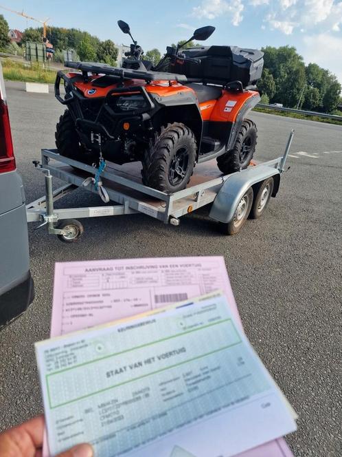 Cfmoto Cforce 520L met 2657km reeds blanco gvv nieuwstaat!!!, Motoren, Quads en Trikes, 12 t/m 35 kW, 2 cilinders, Ophalen