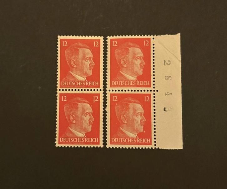 Duitse postzegels 1942 - Adolf Hitler 12 Pfennig, Postzegels en Munten, Postzegels | Europa | Duitsland, Postfris, Duitse Keizerrijk